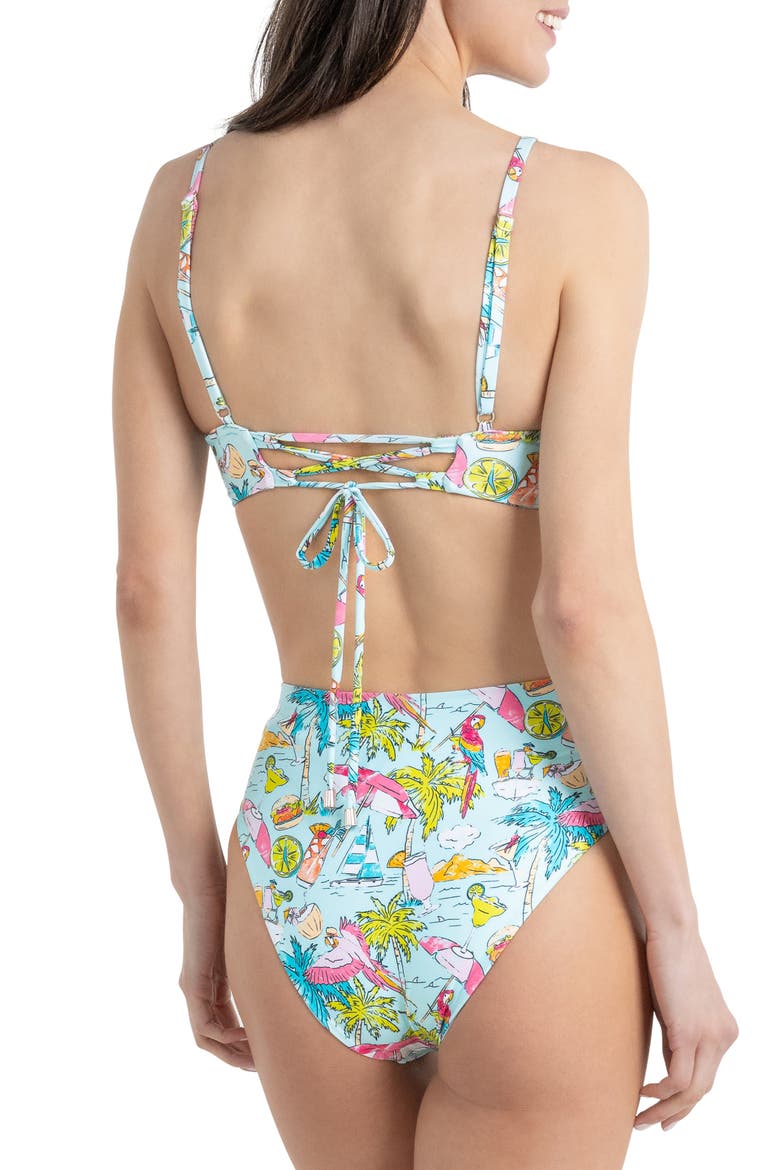Margaritaville by Kenny Flowers - Welcome to Margaritaville - Underwire Bikini Top, Alternate, color, Blue