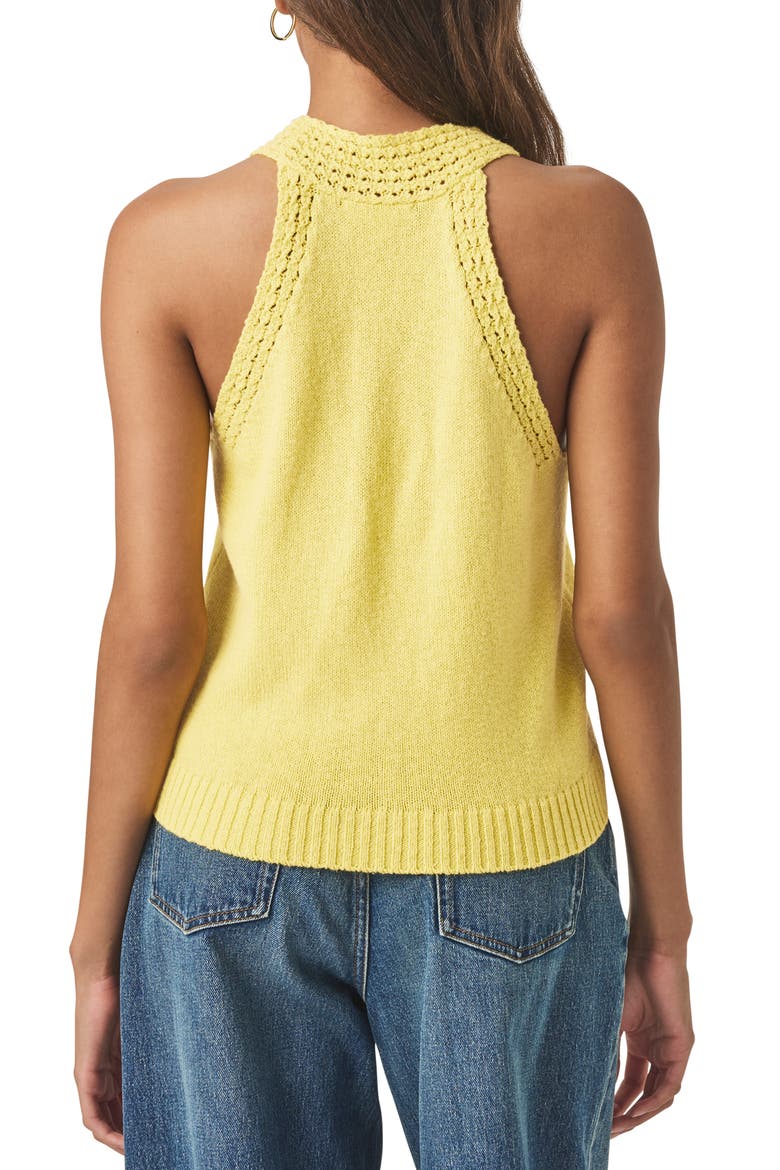 Talula Cotton Sweater Tank, Alternate, color, BUTTERCUP