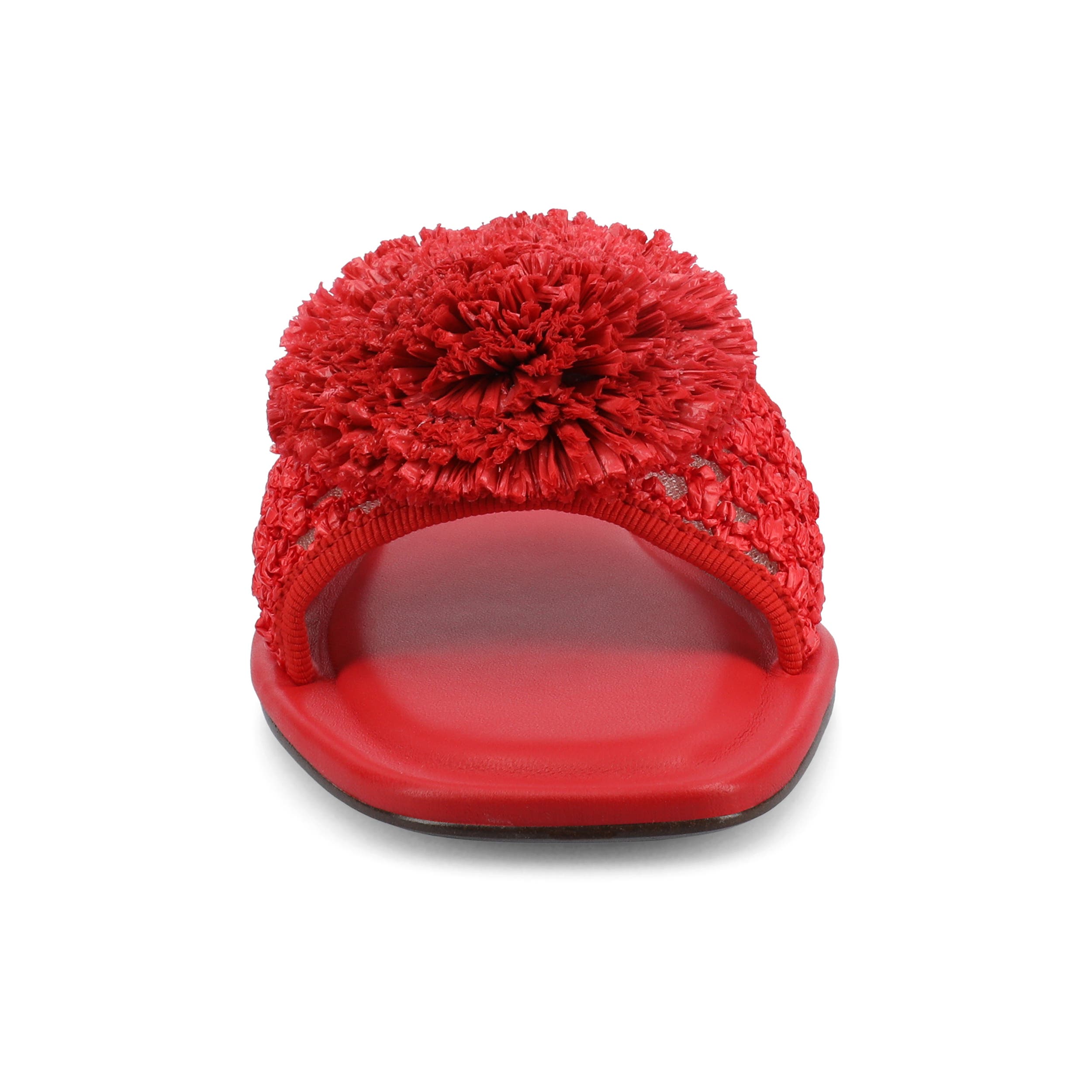 The Kiwi Pom Sandal, Alternate, color, Red Openweave