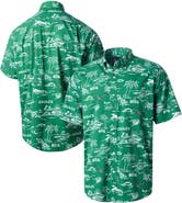 Reyn Spooner Men's Reyn Spooner Green Philadelphia Eagles Throwback Kekai Print Button-Up Shirt