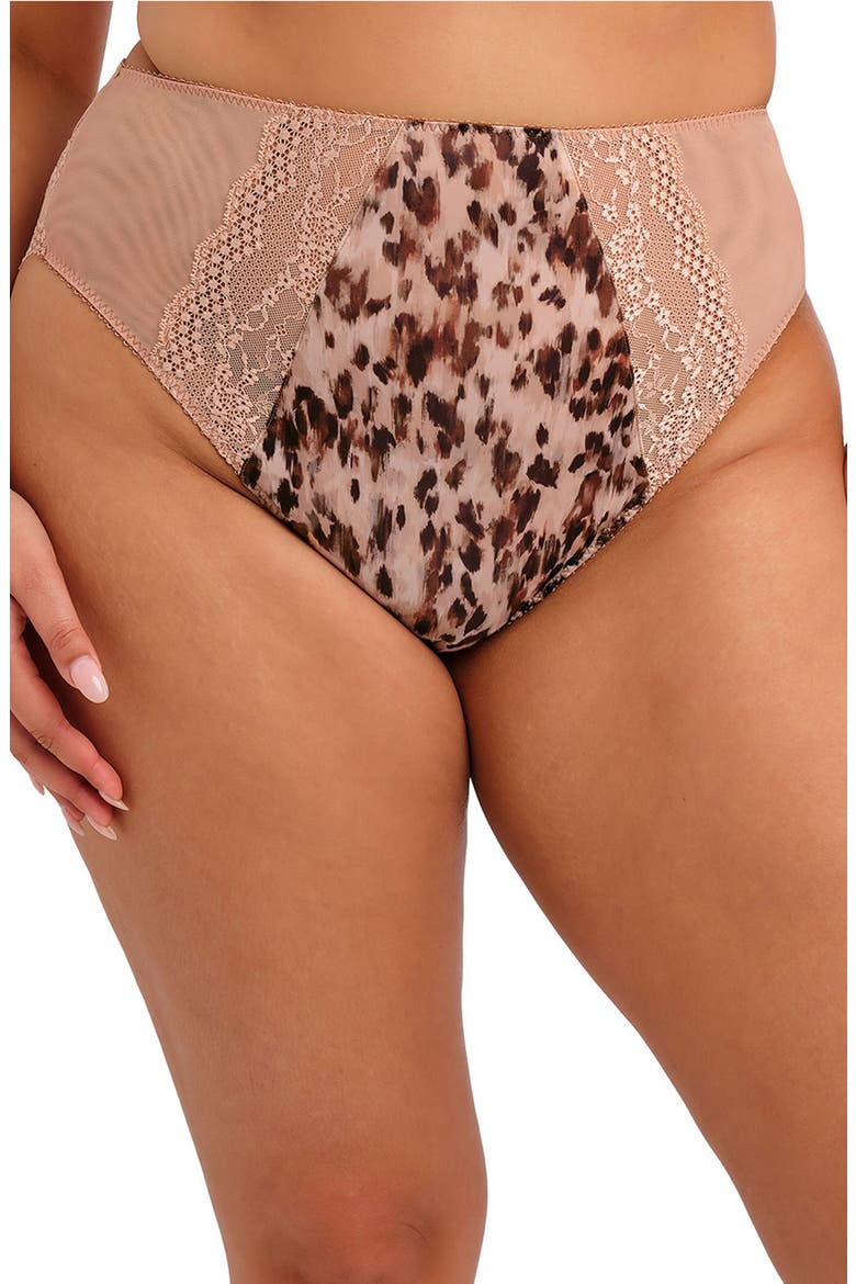 Lucie High Leg Briefs, Main, color, WILDCAT