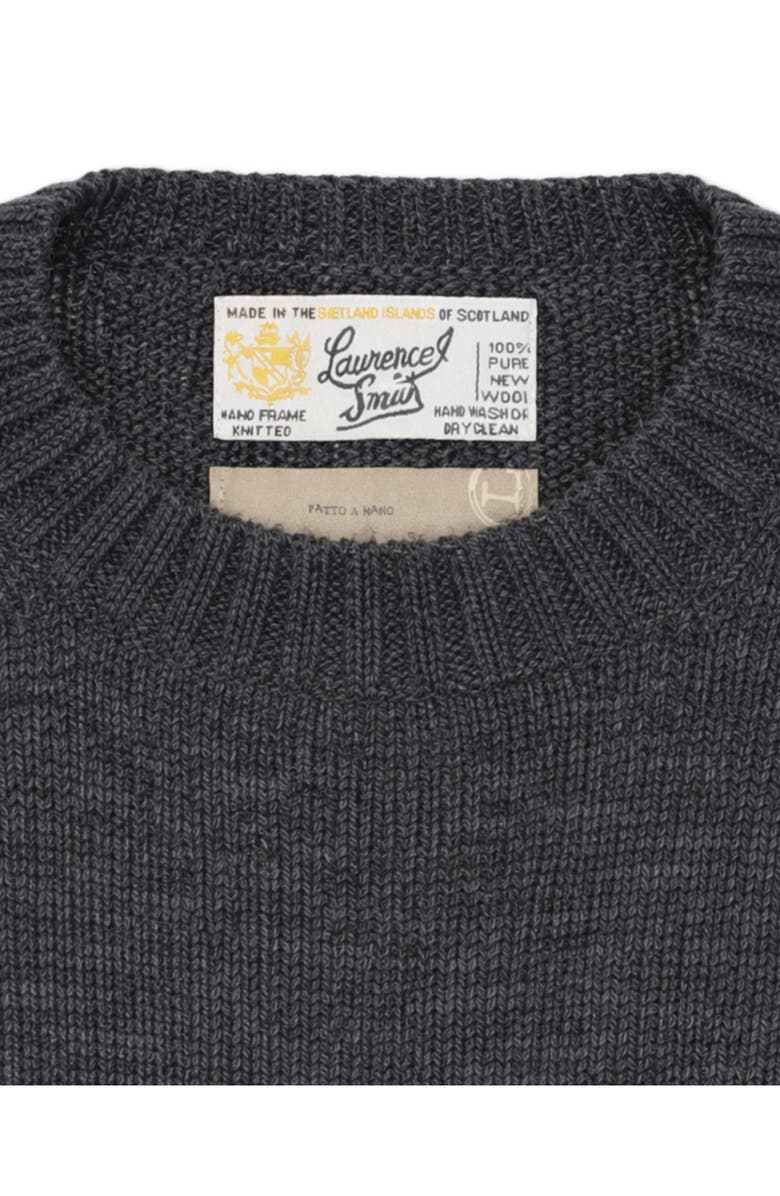 Fortela Shetland Crew Neck Sweater, Alternate, color, Dark Grey