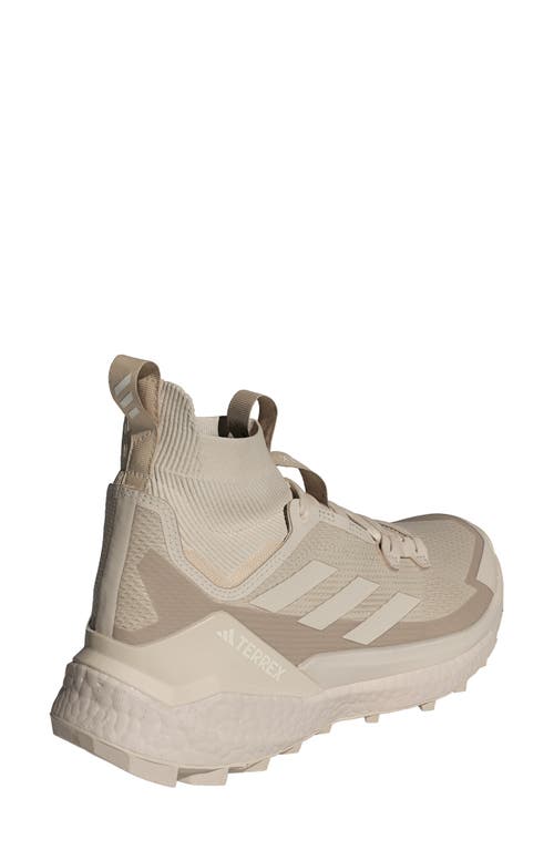 Adidas Originals Adidas Terrex Free Hiker 2.0 Mid Hiking Shoe In Wonder Beige/beige/alumina