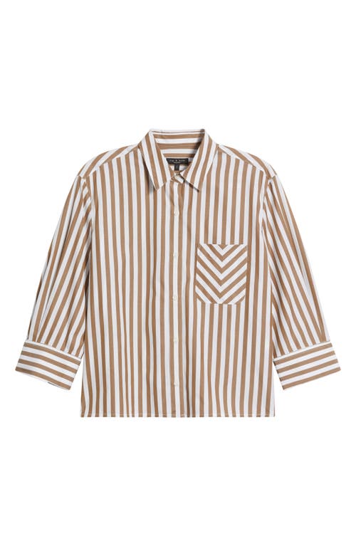 Rag & Bone Lucia Stripe Poplin Button-up Shirt
