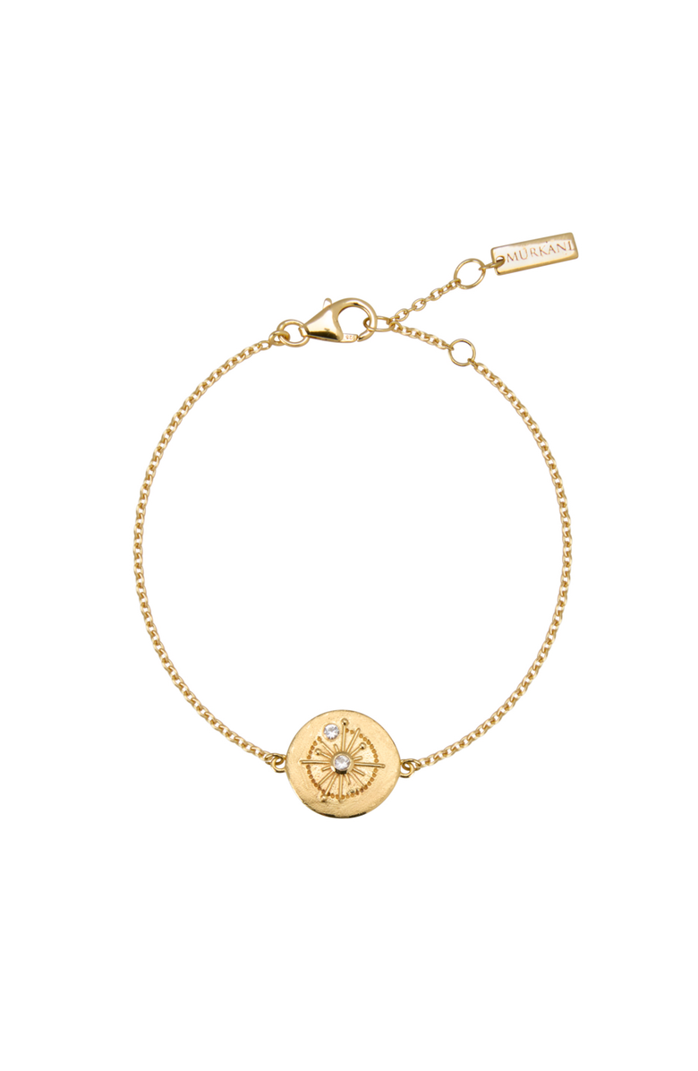 Murkani Cosmic Love Bracelet, Main, color, Yellow Gold