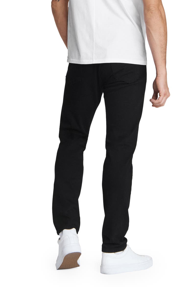Fit 2 Authentic Stretch Slim Jeans, Alternate, color, BLACK