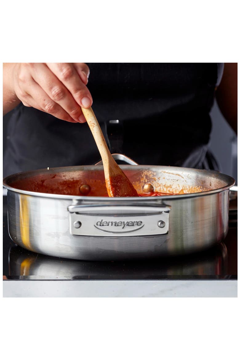 Essential 5-Ply 3-Quart Stainless Steel Sauté Pan, Alternate, color, STAINLESS STEEL