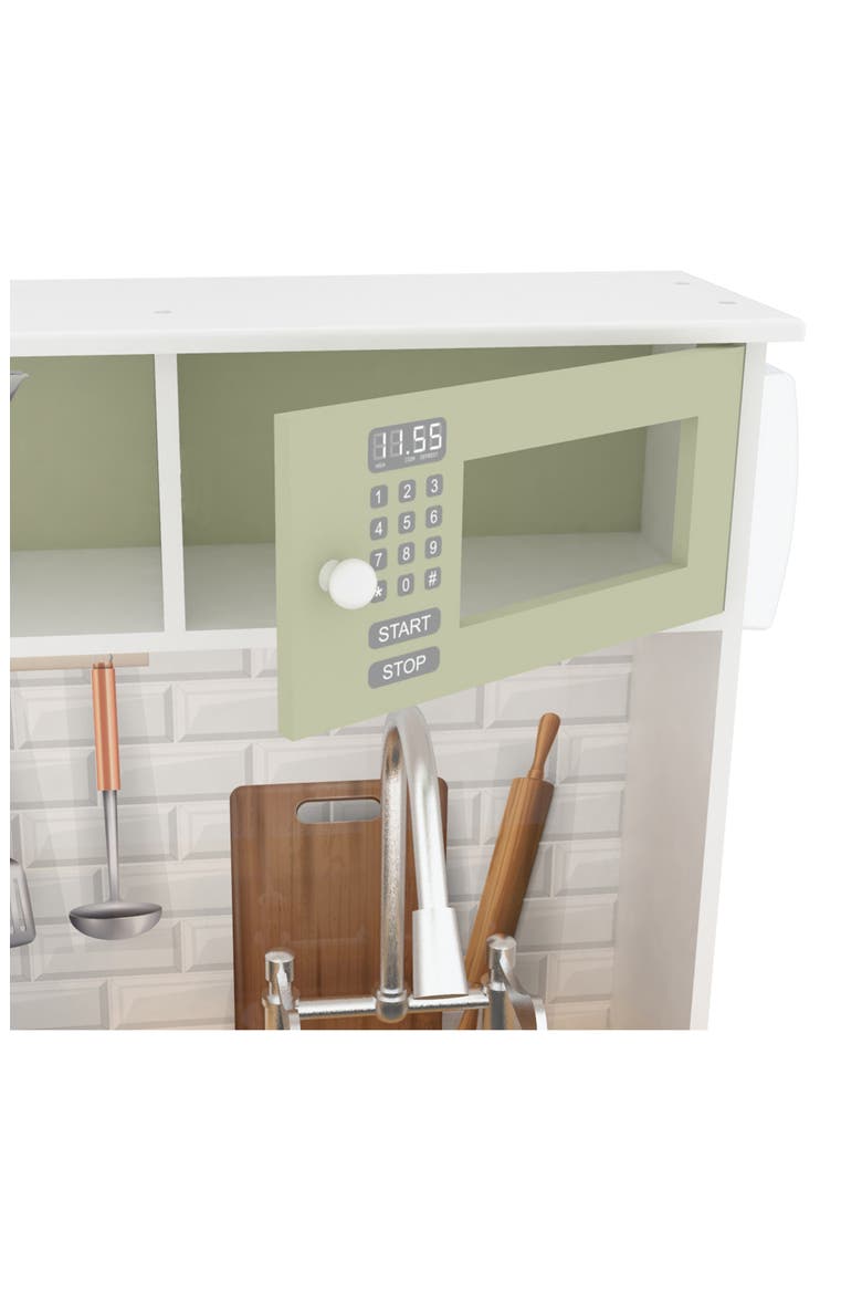 Little Chef Play Kitchen, Alternate, color, OLIVE GREEN