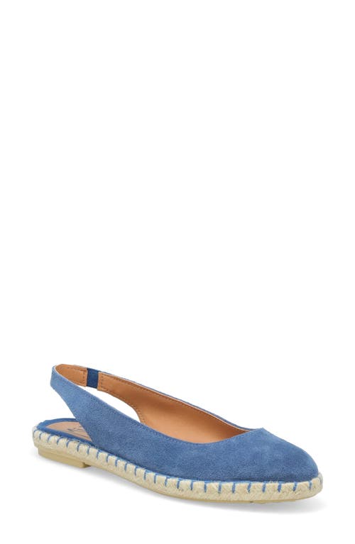 Miz Mooz Kiara Slingback Espadrille Flat In Ocean