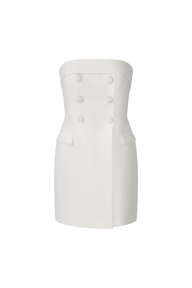 Carmen Dress, Main, color, Snow White