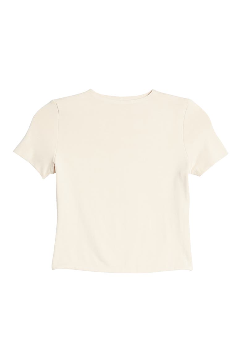 Signature Crop T-Shirt, Alternate, color, IVORY