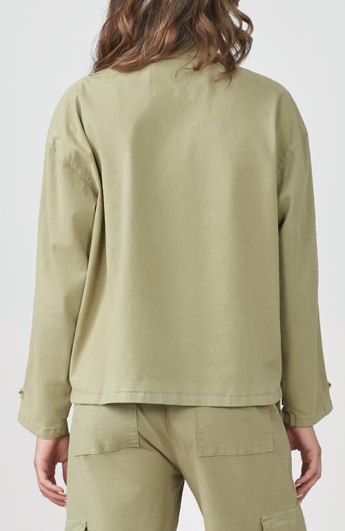 Shop Lola Jeans Jodie Utility Jacket In Artichoke