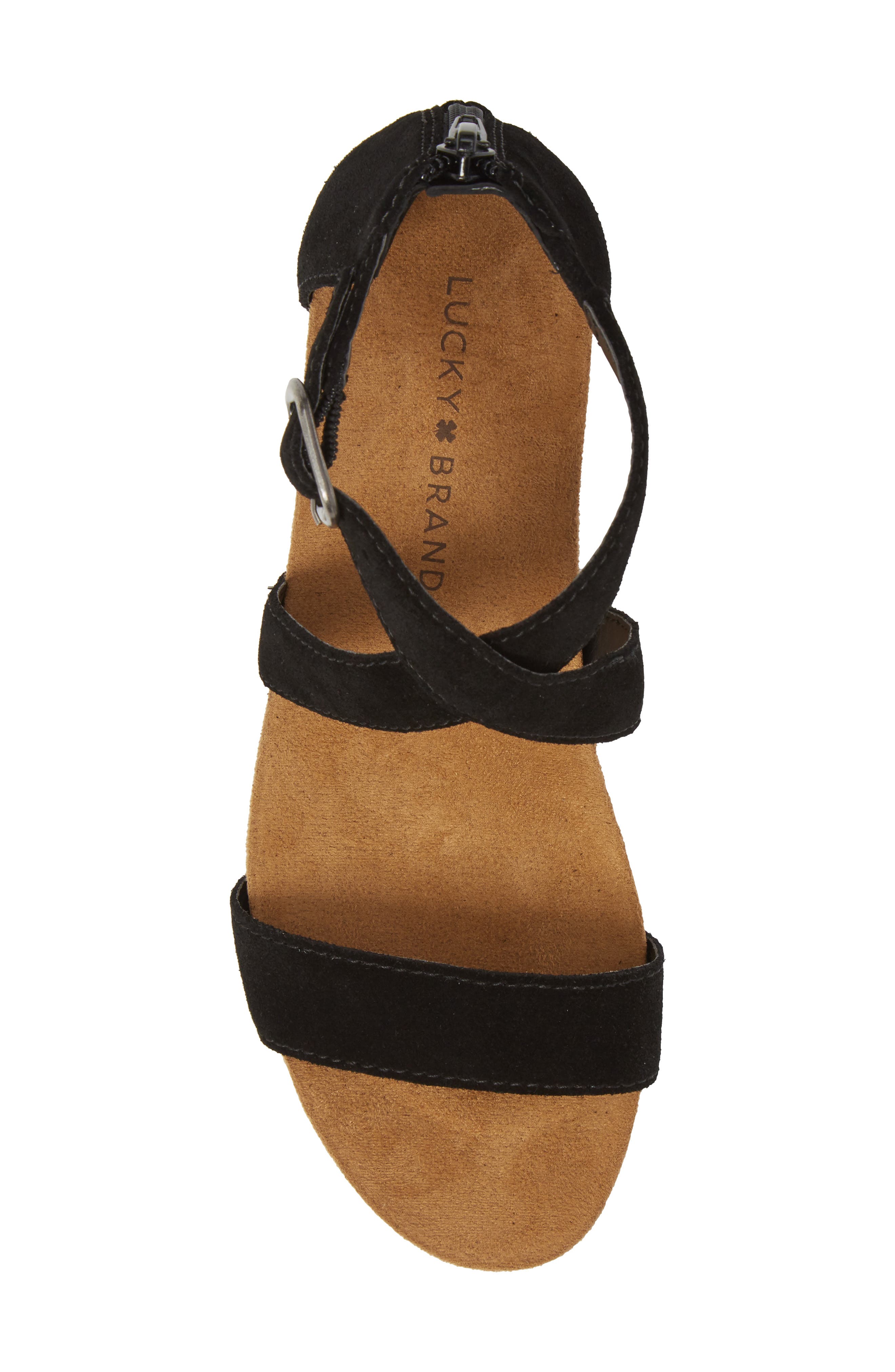 Lucky Brand Kenadee Wedge Sandal, Alternate, color, 