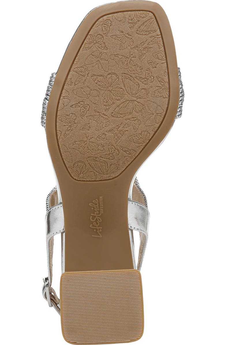 LifeStride Charnelle Slingback Sandal, Alternate, color, Silver