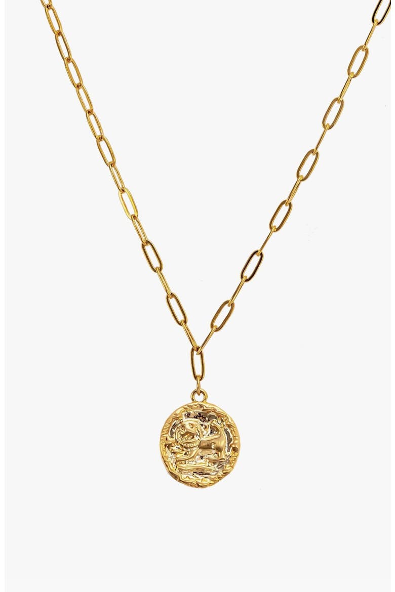 14k Gold Plated Constellation Chain Necklace 12 Zodiac Signs Gift Guide, Main, color, Scorpio