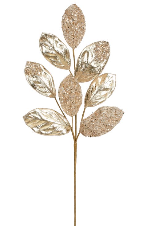 Magnolia Leaf Spray, Set of 12