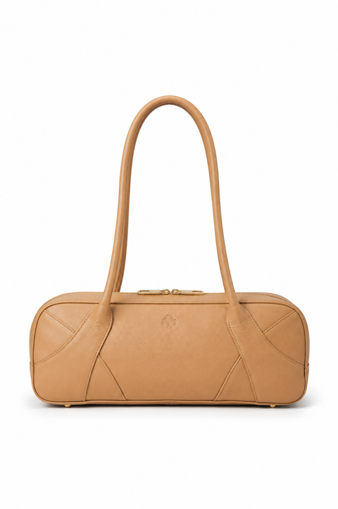 Almaira Italian Textured Leather Shoulder Bag