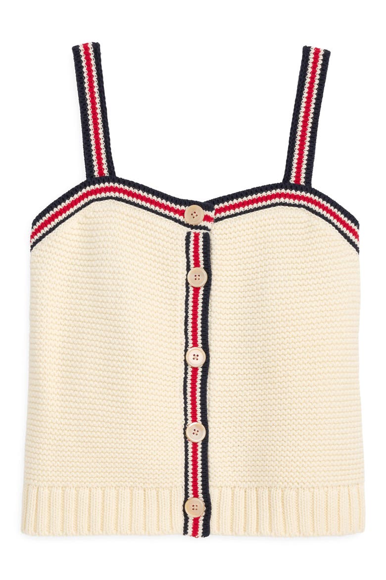 Emmy Cotton Cami, Alternate, color, IVORY COMBO
