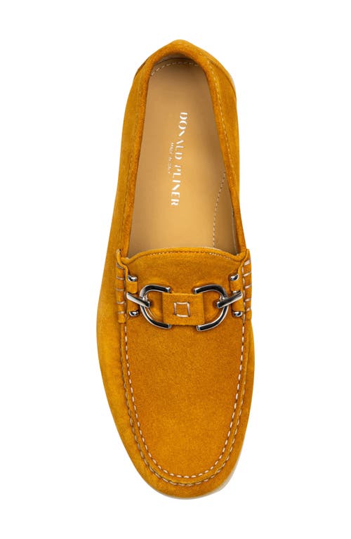 Donald Pliner Augie Bit Loafer In Saffron