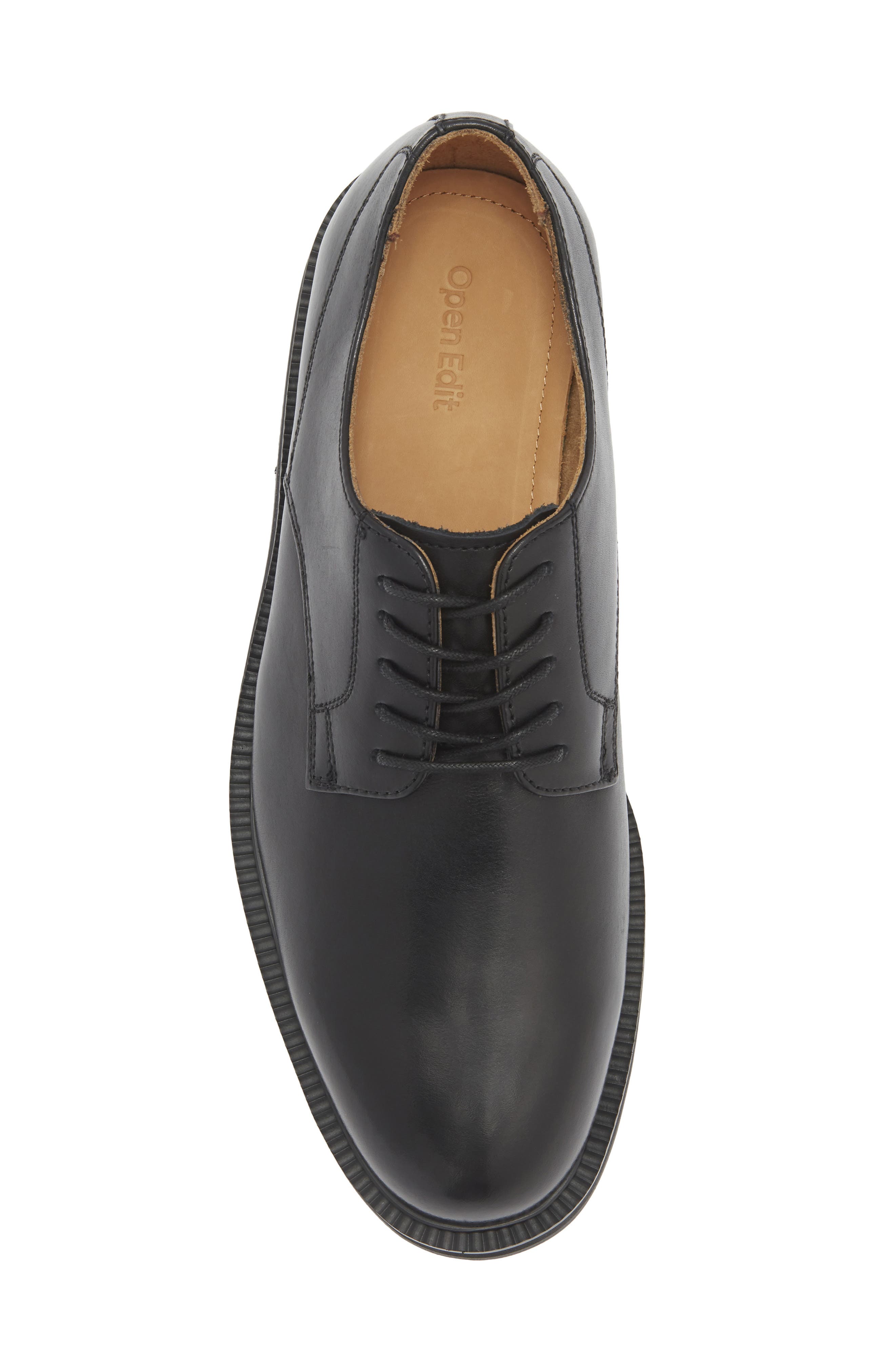 Bowery Lace-Up Derby, Alternate, color, BLACK