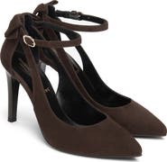 NeroGiardini Bow Ankle Strap Pump