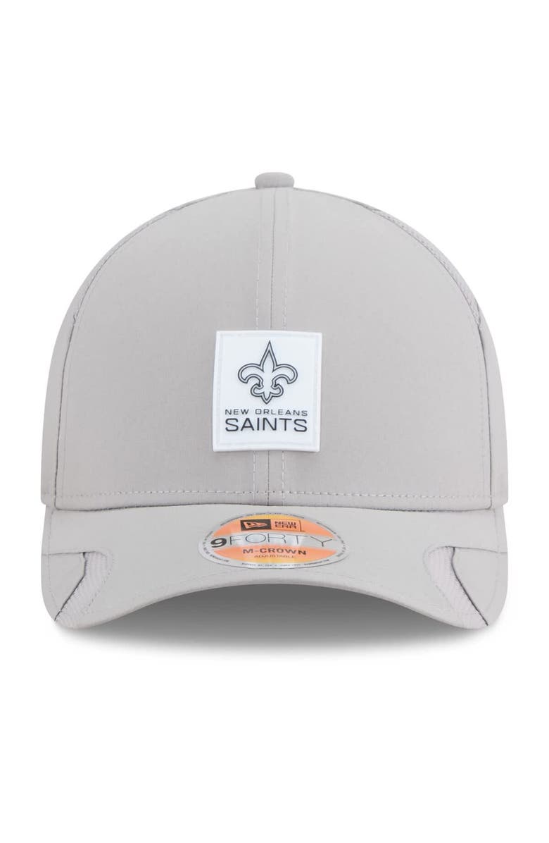 New Era Men's New Era Gray New Orleans Saints 2025 Sideline M-Crown 9FORTY Adjustable Hat, Alternate, color, Gray