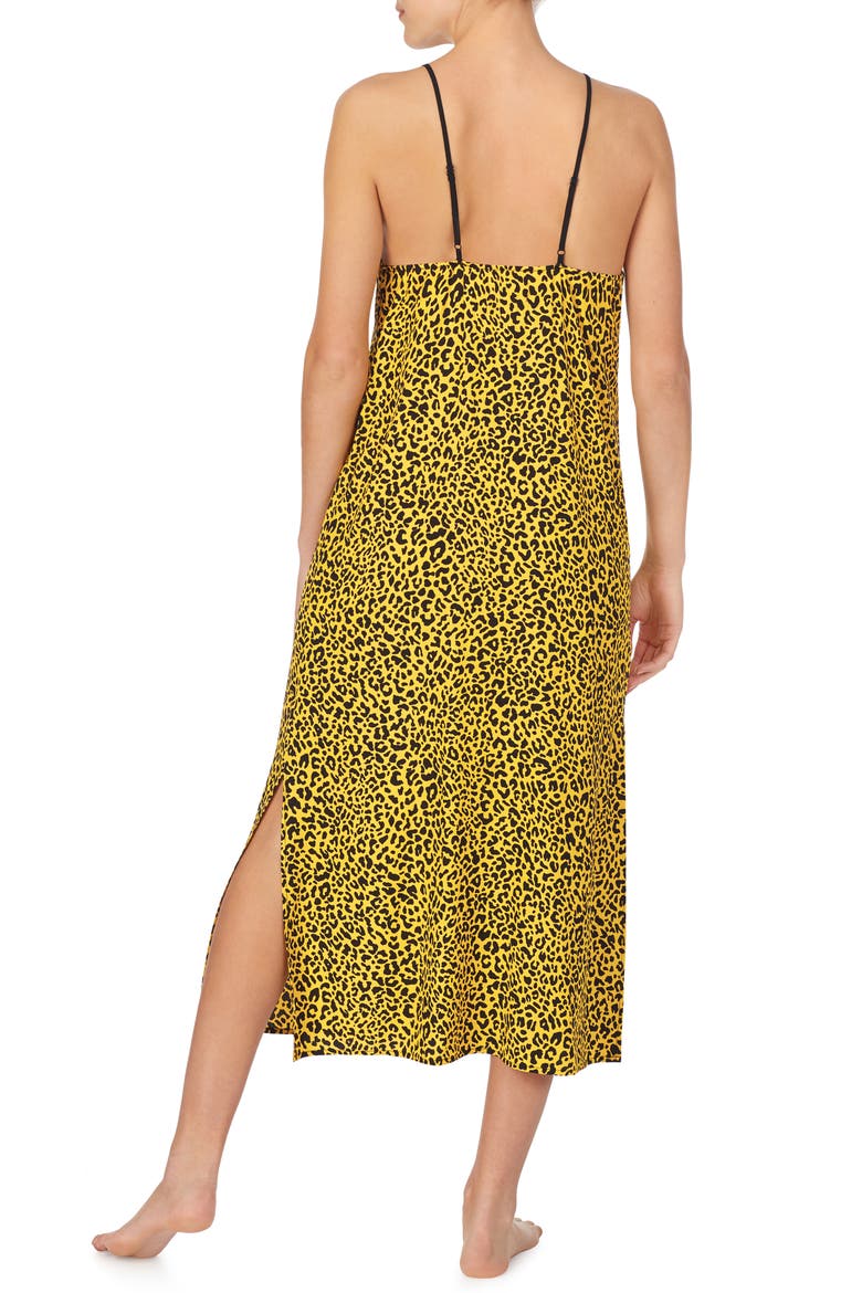 Marissa Longline Chemise, Alternate, color, YELLOW LEOPARD