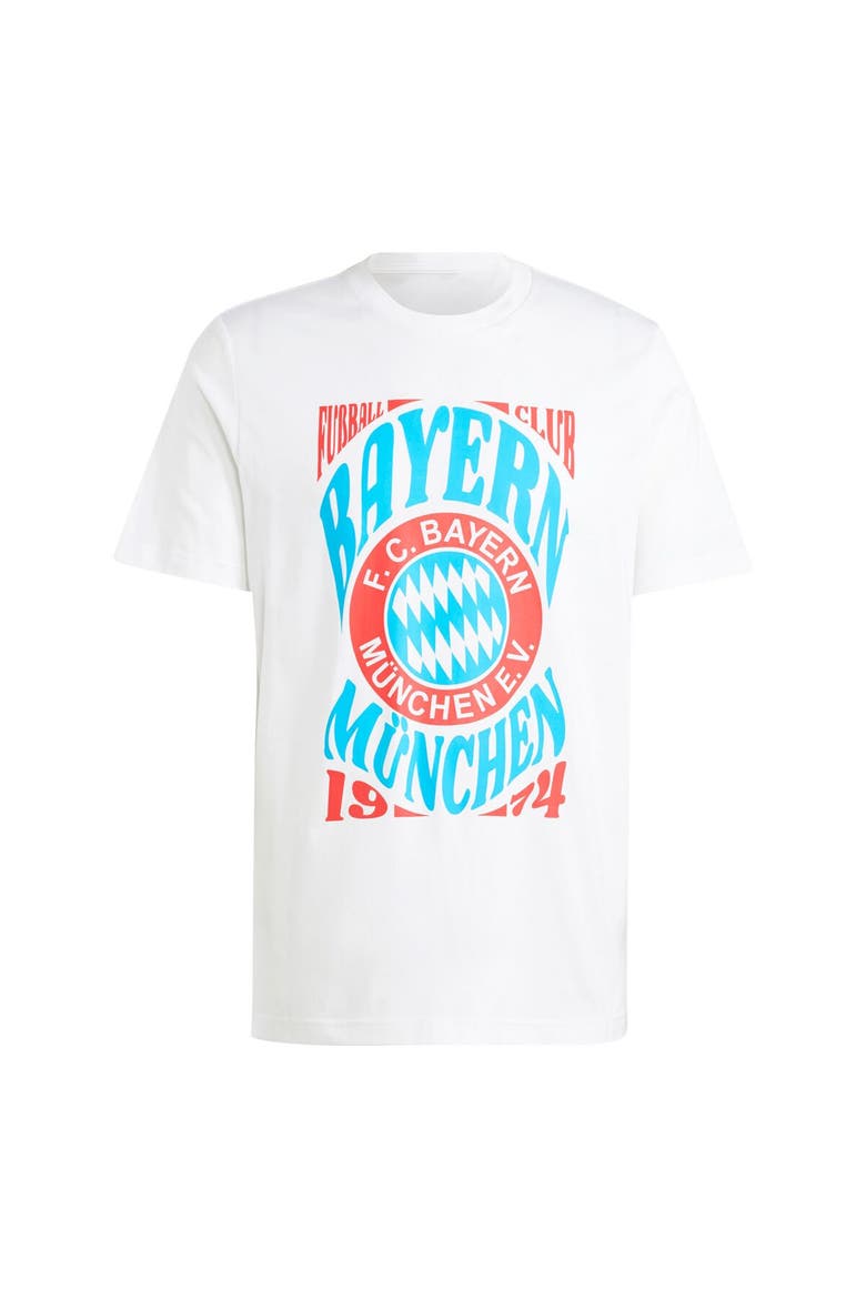 Men's adidas Originals White Bayern Munich Energy Drop T-Shirt, Alternate, color, White