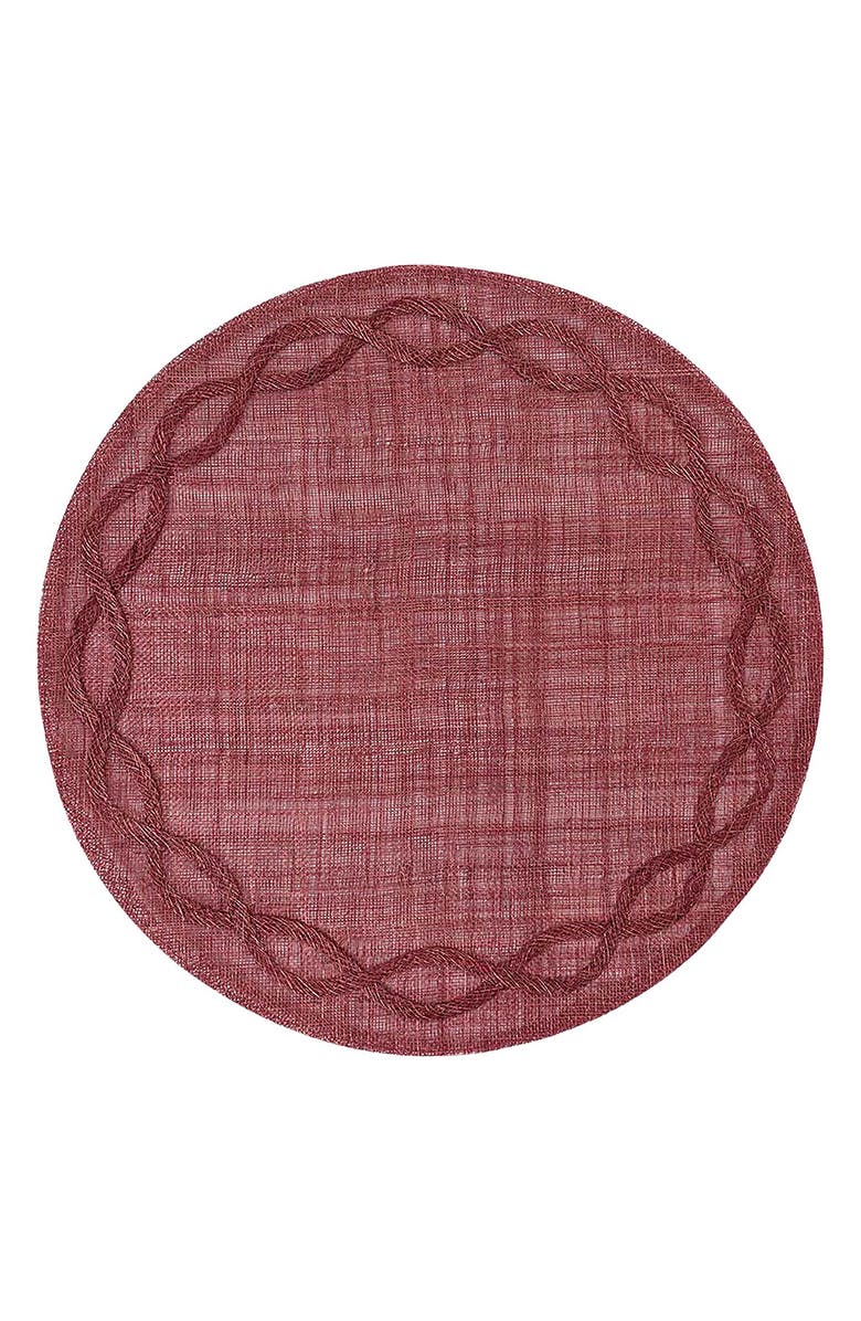 Juliska Tuileries Garden Set of 4 Placemats, Alternate, color, Mulberry