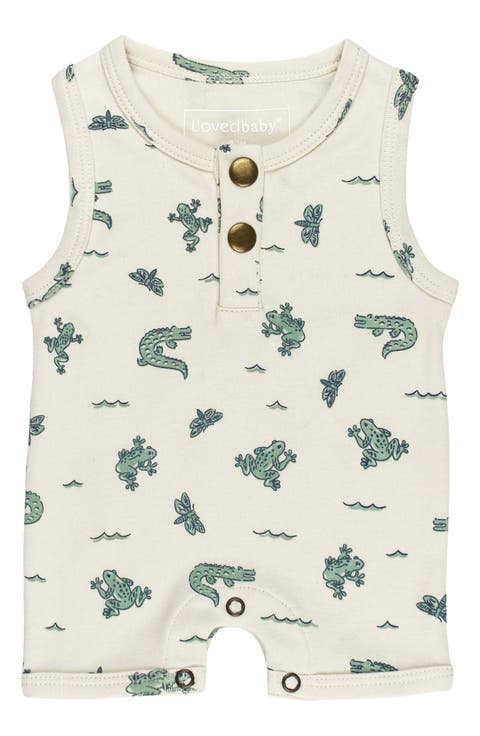 Sleeveless Organic Cotton Bubble Romper (Baby)