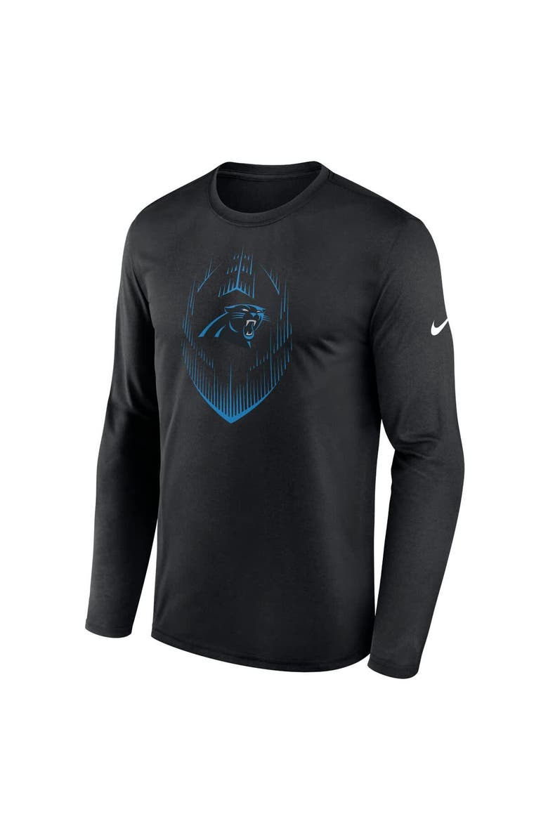 Nike Men's Nike Black Carolina Panthers Legend Icon Long Sleeve T-Shirt, Alternate, color, Black