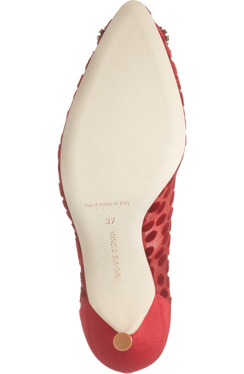 Manolo Blahnik Hangisi Pointed Toe Pump, Alternate, color,
