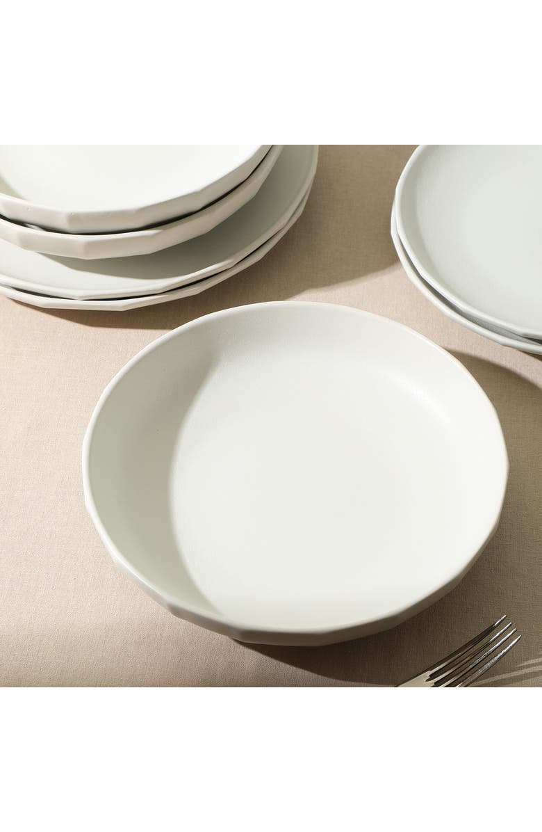 Stone Lain Rio Stoneware 4-Piece Pasta Bowl Set, Alternate, color, Beige