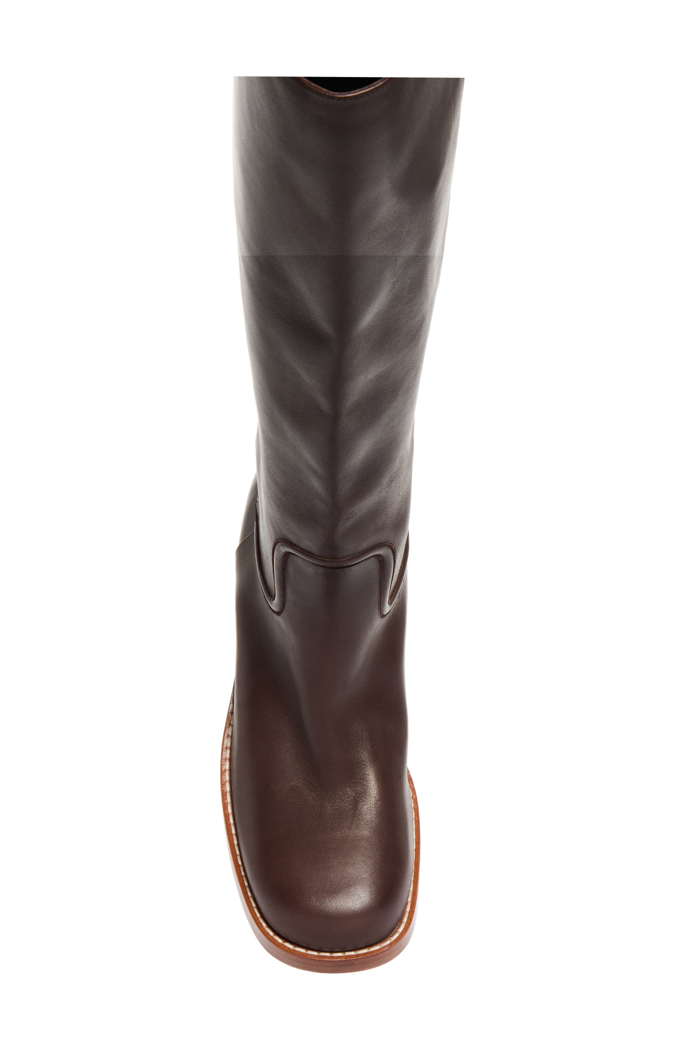 Marion Knee High Boot, Alternate, color, DARK BROWN