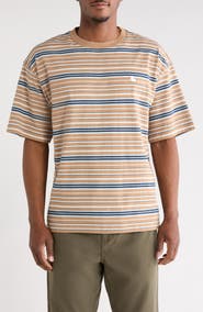 Carhartt Work In Progress Zane Stripe Cotton T-Shirt