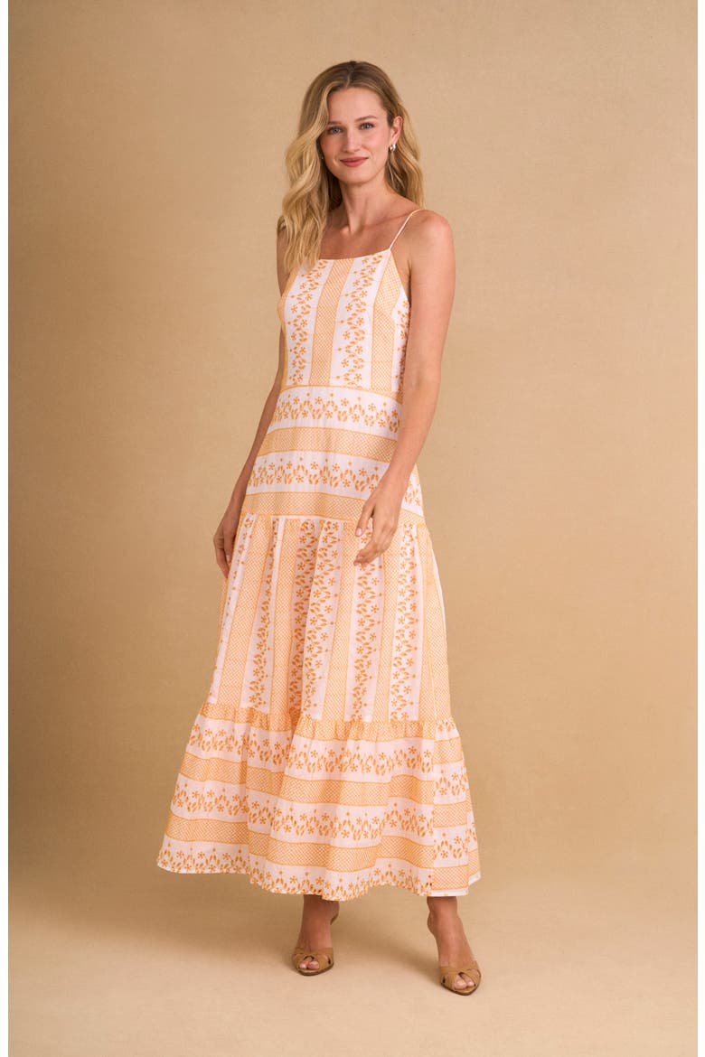 Eyelet & Embroidery Maxi Dress, Alternate, color, ULTRA WHITE