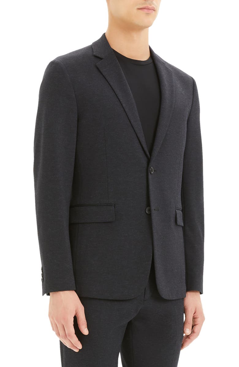Theory Clinton Marled Ponte Sport Coat, Alternate, color, Nocturne Navy