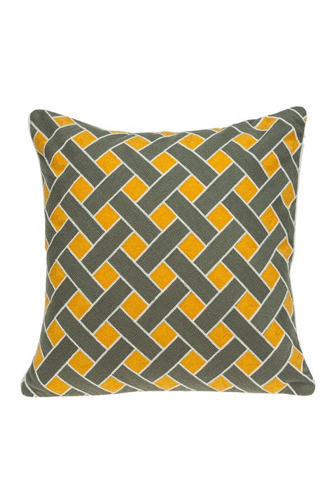 Kain Transitional Pillow - 20" x 20" - Grey