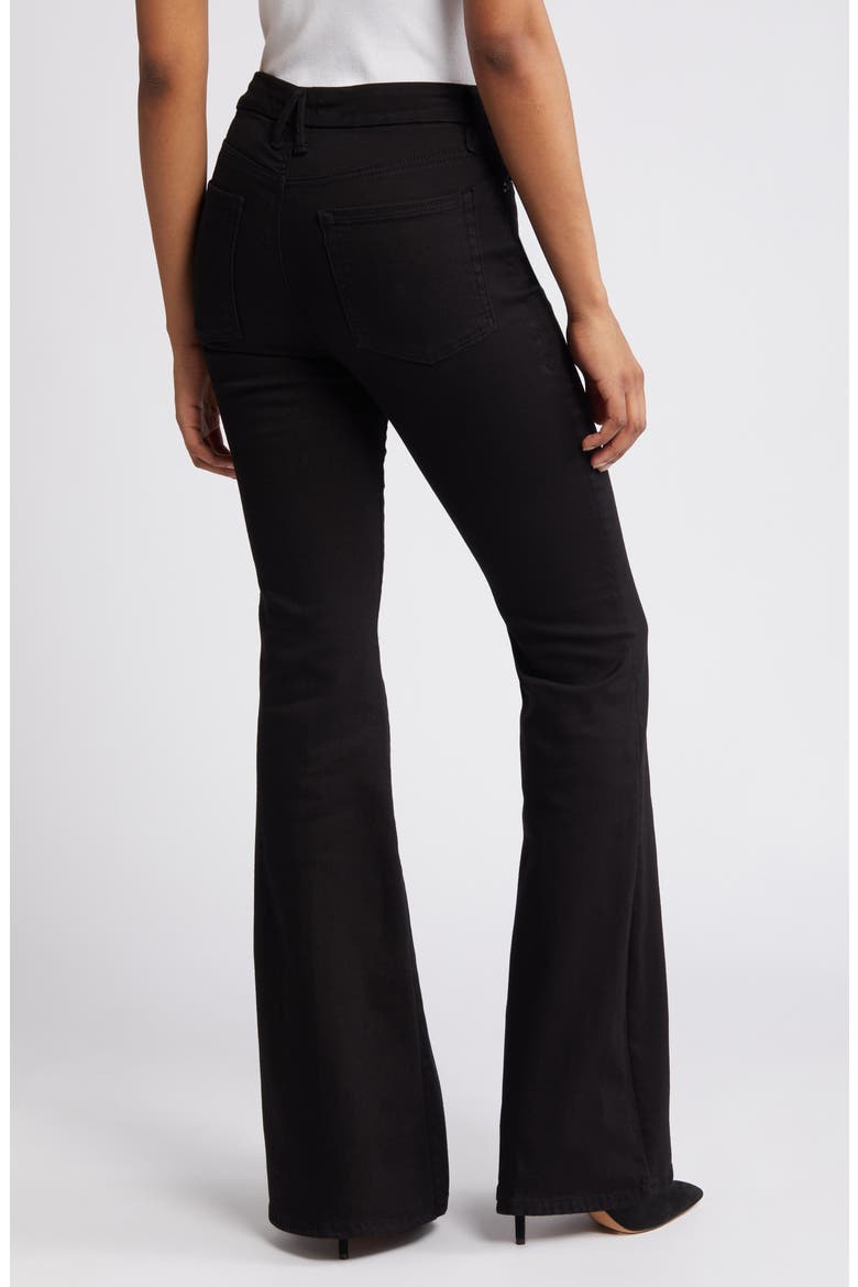 Good Legs Flare Jeans, Alternate, color, BLACK001