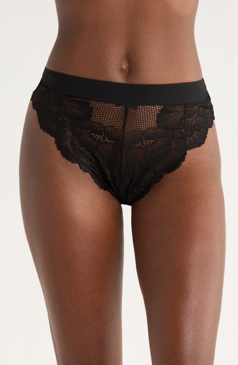 High Waist Lace Briefs