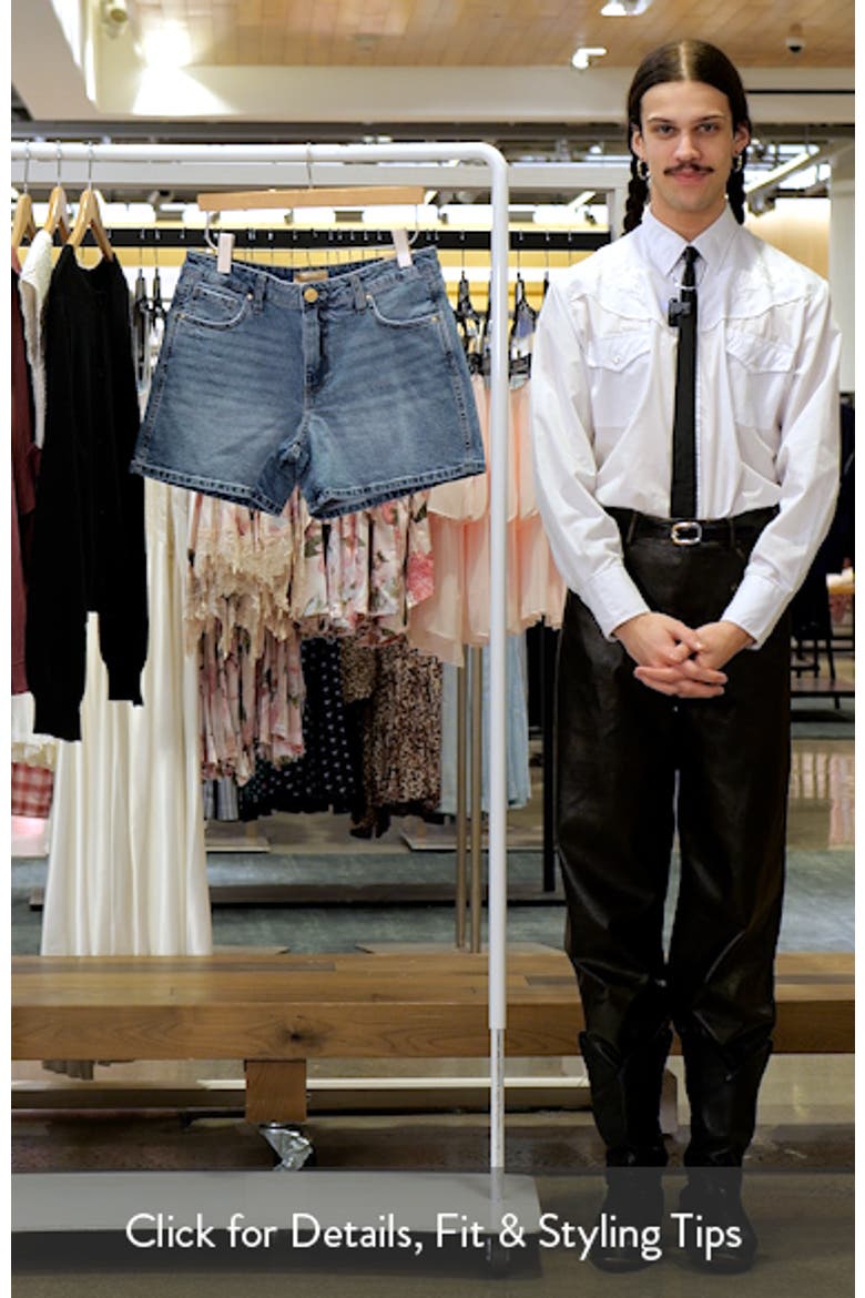 Jane High Waist Denim Shorts video