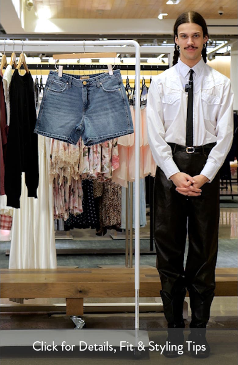 Jane High Waist Denim Shorts, sales video thumbnail