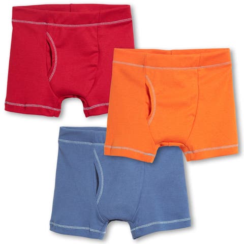 Boys Soft 100% Cotton Boxer Briefs 3-Pack (Toddler, Little Kid, Big Kid)