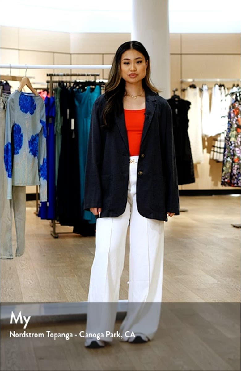 Flora Hemp Blend Blazer, sales video thumbnail