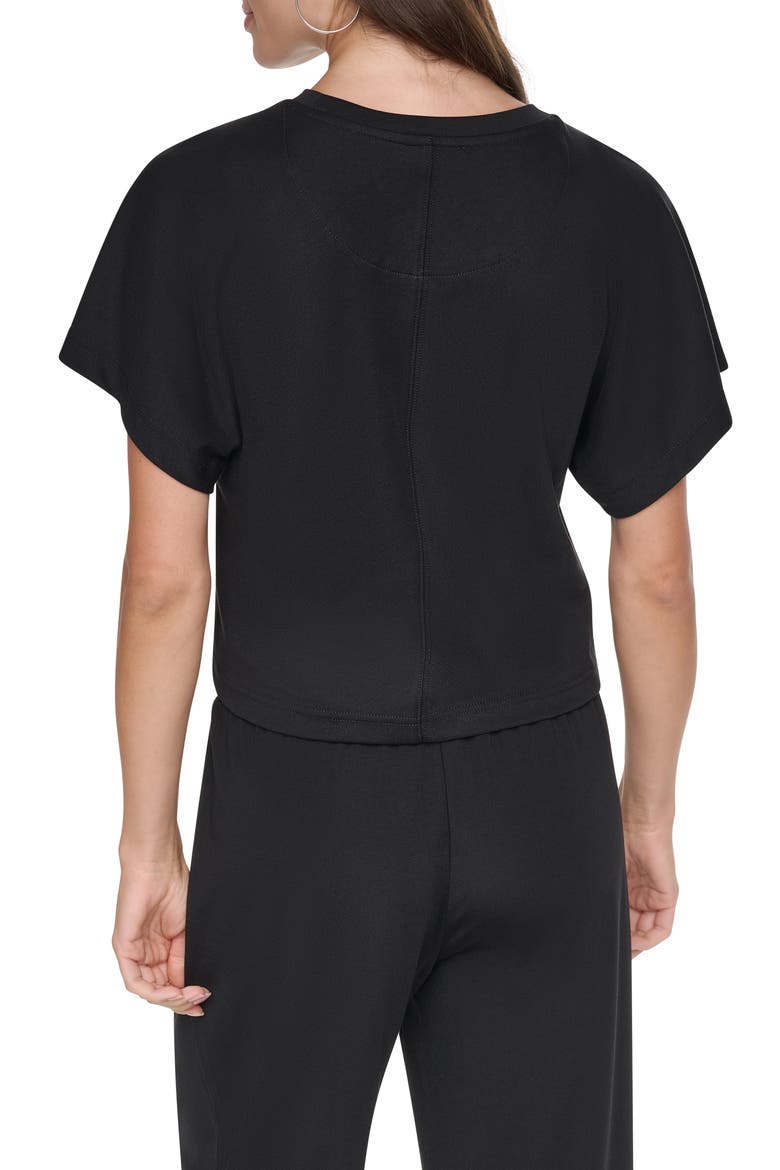 Embellished Dolman Sleeve T-Shirt, Alternate, color, BLACK