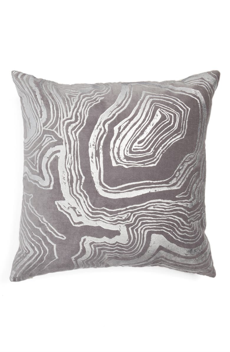NORDSTROM AT HOME Foil Print Pillow, Main, color,