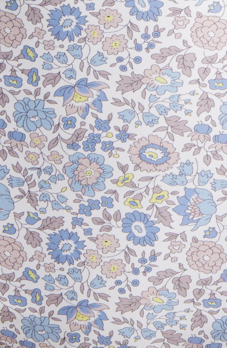 Nu Swim x Liberty London Drip Triangle Bikini Top, Alternate, color, Blue Multi