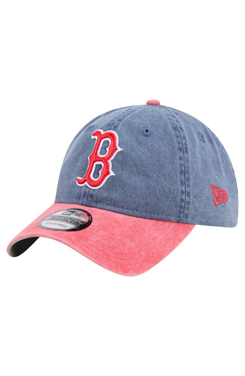 New Era Men's New Era Navy/Red Boston Red Sox Select 9TWENTY Adjustable Hat, Main, color, Navy