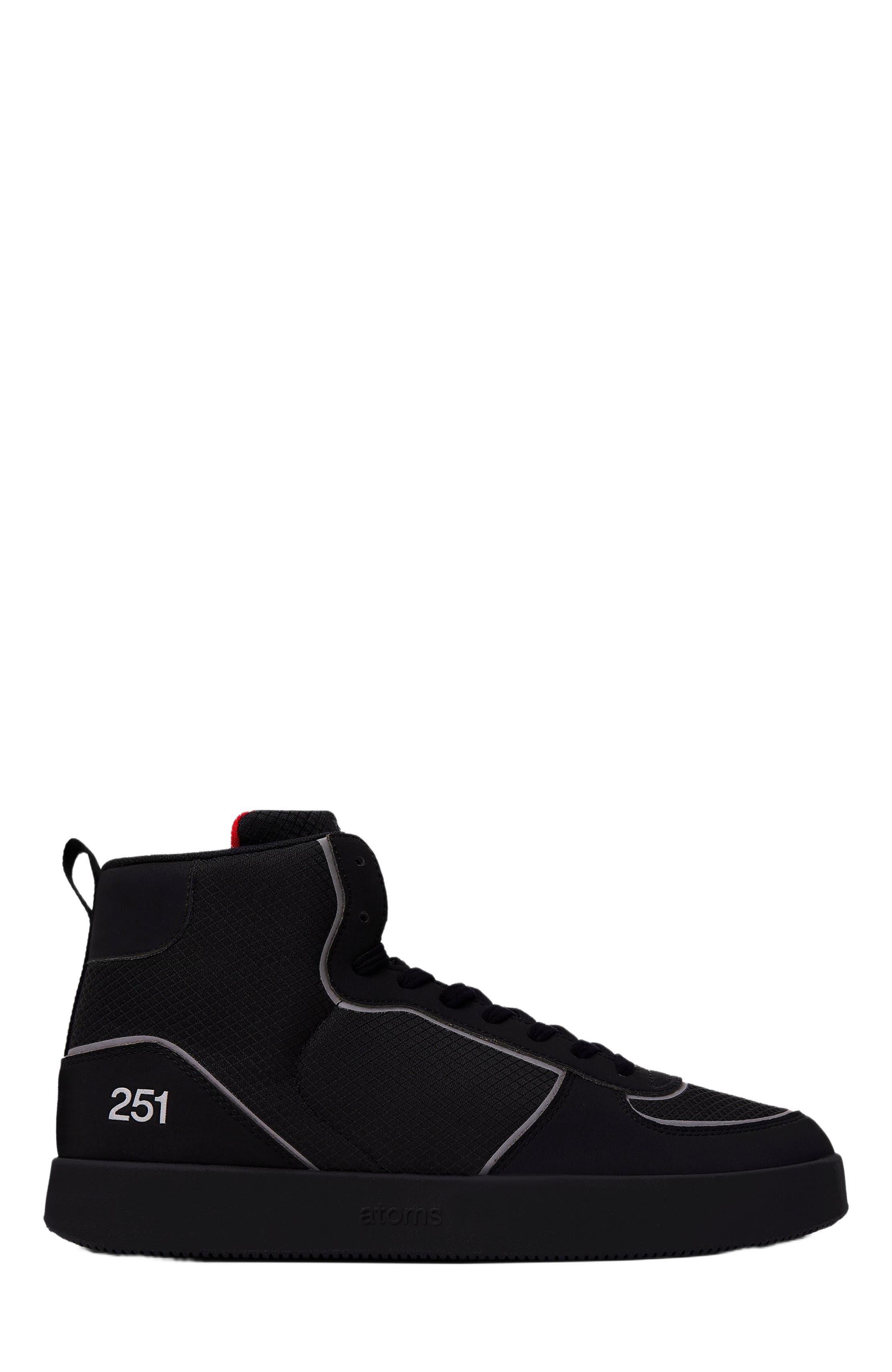 Atoms Model 251.1 Sneakers, Main, color, Matte Black