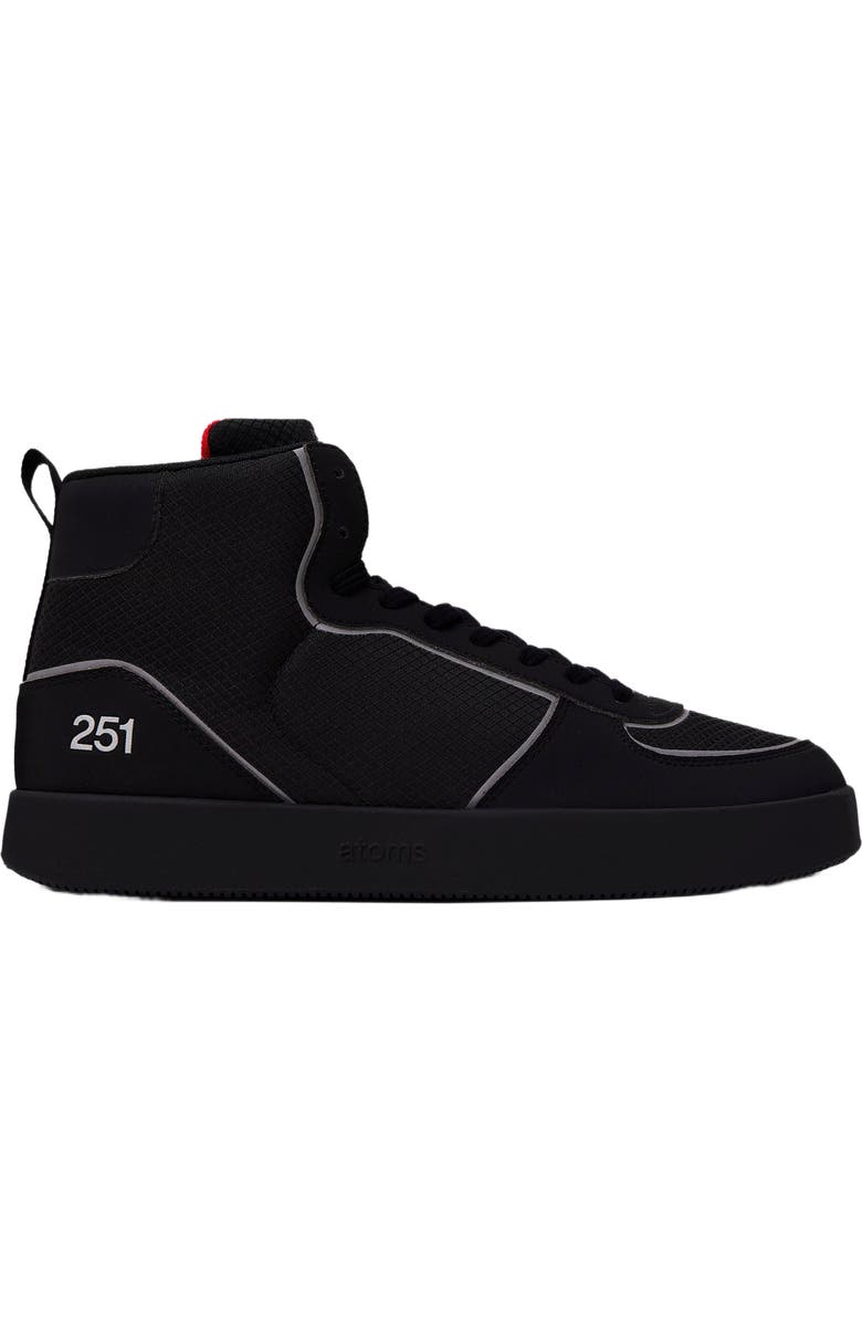 Atoms Model 251.1 Sneakers, Main, color, Matte Black